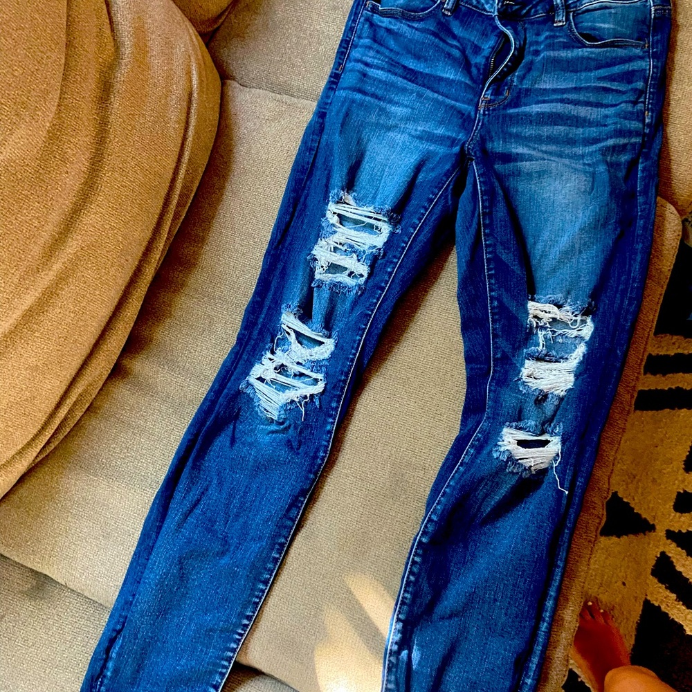 Size 14 American eagle hi rise jeggings